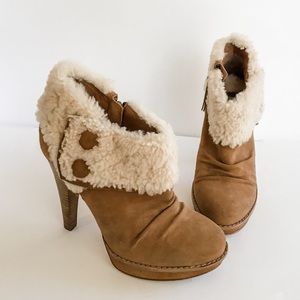 UGG Heeled Ankle Booties NWT